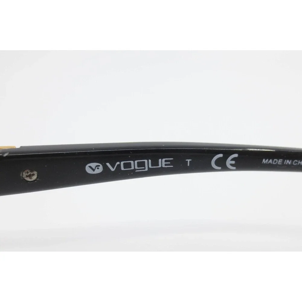 Vogue VO 3892-I 280 Gold Black Filigree Rectangular Eyeglasses Frames 51-17-135